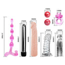 Lover's fantasy kit with 7 pleasure toys