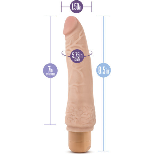 Dr. Skin Vibe 7 inch Vibrating Dildo 21 x Ø 3.8 cm