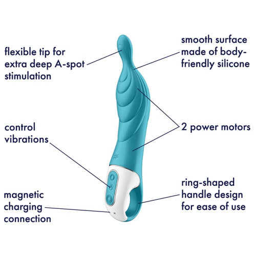 Satisfyer A-Mazing 2 A-Spot Vibrator Turquoise