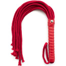 Naughty Toys Cat 12 cotton tails Red Flogger Whip 50cm