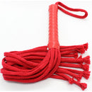 Naughty Toys Cat 12 cotton tails Red Flogger Whip 50cm