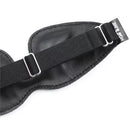Naughty Toys leather padded eye mask blindfold