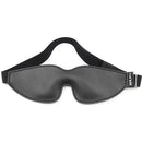 Naughty Toys leather padded eye mask blindfold