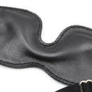 Naughty Toys leather padded eye mask blindfold