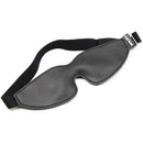 Naughty Toys leather padded eye mask blindfold