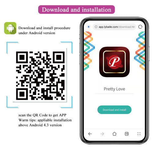Pretty Love Nymph Bluetooth App controlled Egg 7 cm