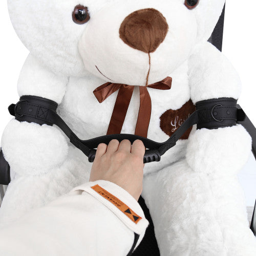 Handcuffs with handle for control and dominance