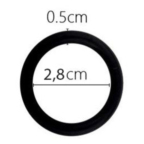 Small stretchy rubber penis ring Ø 2.8 cm
