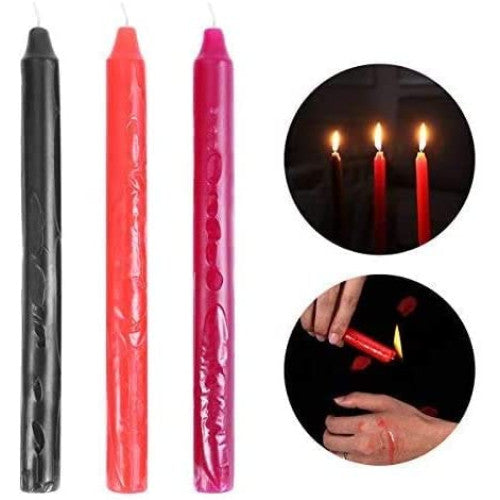 Low Heat drip Bondage candle set