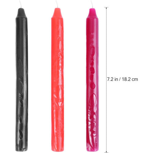 Low Heat drip Bondage candle set