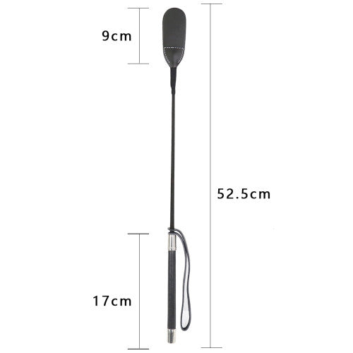 Naughty Toys Round Head Leather Bondage Crop 52 cm
