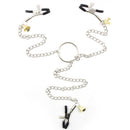 Nipple Clamps and Clit Clamp with metal Chain
