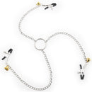 Nipple Clamps and Clit Clamp with metal Chain