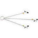 Nipple Clamps and Clit Clamp with metal Chain