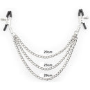 Intimate nipple clamps with triple chain