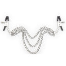 Intimate nipple clamps with triple chain