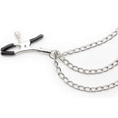Intimate nipple clamps with triple chain