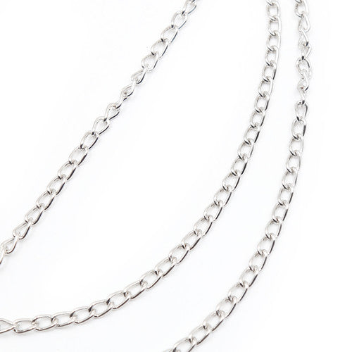 Intimate nipple clamps with triple chain