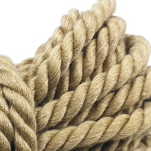 Naughty Toys soft nylon BDSM rope Beige 10 Meters