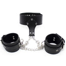 Neck to Wrist Bondage Restraints with chain Kit