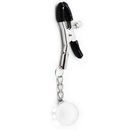 Nipple clamps with chain clear decorative balls