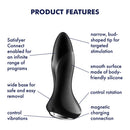 Satisfyer Rotator Plug 1 butt plug vibrator black