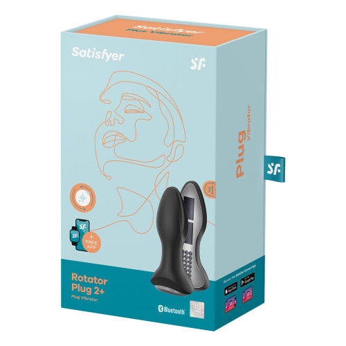 Satisfyer Rotator Plug 2 butt plug vibrator black