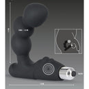 Black Silicone Vibrating Prostate Massager