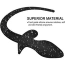 Black Silicone Mice Tail with plug