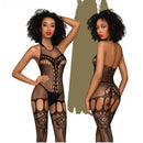 Penthouse Fancy Me Black Bodystocking XL