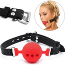 Breathable Ball Gag Small Red Ø 3.5 cm