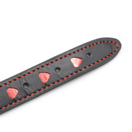 Adjustable mouth gag Red Silicone heart Ø 3.5