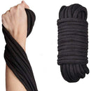 Naughty Toys Bondage cotton soft Rope BDSM 20 Meters BLACK