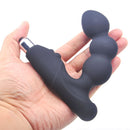 Black Silicone Vibrating Prostate Massager