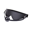 Adjustable One Size Blindfold with mouth ball gag