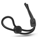 STAY HARD double loop Lasso cock and balls ring black