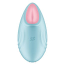 Satisfyer Tropical Tip Clitoral Vibrator Light Blue