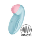 Satisfyer Tropical Tip Clitoral Vibrator Light Blue