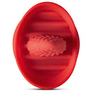 Red silicone vibrating Licking Tongue rose Flower