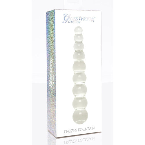 Frozen Fountain Glass Dildo 22 X Ø 3.5 cm