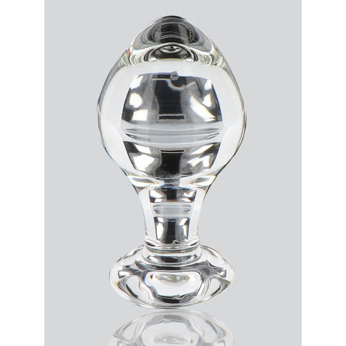 Brilliant Star Glass Butt Plug 9 X Ø 4 cm