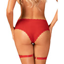 Obsessive Belovya Sensual Red Garter Panties