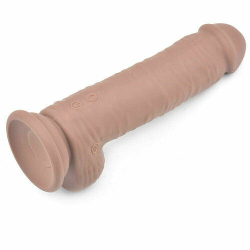 Silicone Rechargeable Vibrating & Rotating Realistic Dildo