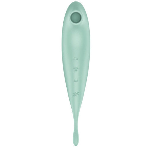 Satisfyer Twirling Pro+ Hybrid Air Pulse Vibrator Mint