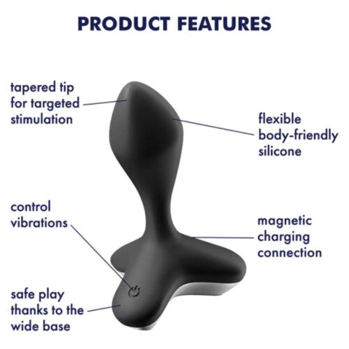 Satisfyer Game Changer Plug Vibrator Black