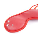 Naughty Toys red satin soft padded blindfold with jewels