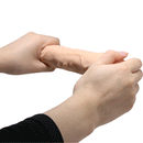 BERGISI R-controlled vibrating dildo with suction 26 x Ø 5 cm