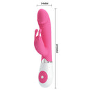 Pretty Love Gene Rabbit dildo vibrator 20 x Ø 3.4 cm