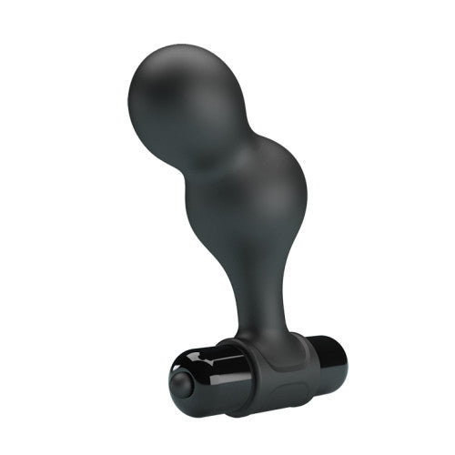 MR PLAY vibrating silicone Butt Plug 10 x Ø 3 cm
