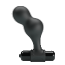 MR PLAY vibrating silicone Butt Plug 10 x Ø 3 cm